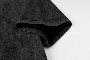 T-shirt délavé à l'acide Streetwear Hip Hop Stone 100% coton t-shirts avec logo personnaliser t-shirt vintage surdimensionné - Product Image 5