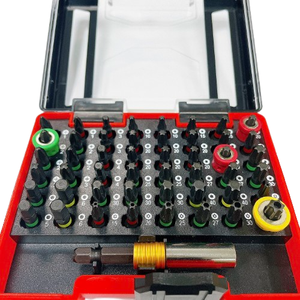 <b>screwdriver</b> <b>bits</b> 49 PCS Manganese phosphate S2 <b>bits</b> <b>set</b> with coloring and magnetic holder - Product Image 2