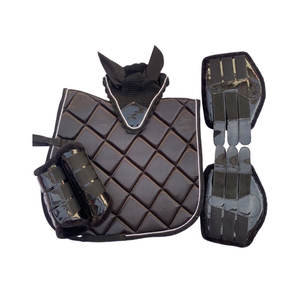 Tapis de selle de cheval anglais personnalisé coussin en polycoton de style occidental avec doublure en néoprène pour l'équitation et le saut - Product Image 5