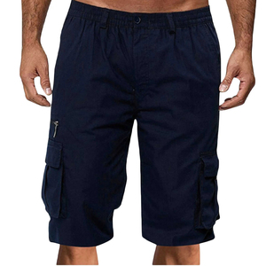Top Trending 7 Pocket 100% Cotton <b>Men's</b> <b>Cargo</b> <b>Shorts</b> <b>Men</b> Navy Blue Plain Casual <b>Cargo</b> <b>Shorts</b> for Sale in Wholesale Rates - Product Image 1