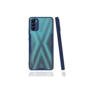 Funda NXXA Parfe Azul Marino 21 Plus, Funda Trasera de Silicona General Mobile, Funda de Silicona Líquida Galvanizada, Protectora a Prueba de Golpes - Product Image 1