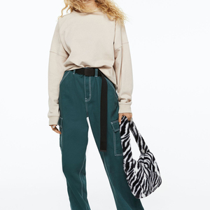 Haute qualité à manches longues col rond solide Streetwear vêtements femmes sweat personnalisé - Product Image 2