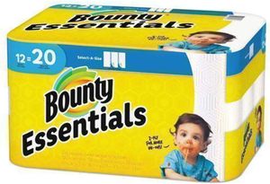 Bounty Quick-Size <b>Paper</b> Towels, White, 8 Family Triple Rolls = 27 Regular Rolls - Product Image 4