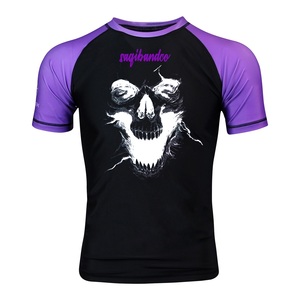 Rashguards BJJ personnalisés à manches courtes, de bonne qualité, sur mesure, vêtements de sport à séchage rapide en Spandex/Polyester, unisexe - Product Image 5
