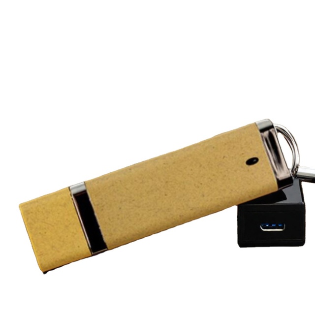 High Performance Wheat Stalk U Disk, Eco Friendly Recyclable USB Flash Drive, Sustainable and Portable Storage Solution