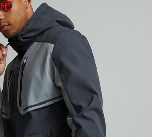 Chaqueta Cortavientos Deportiva Casual para Hombre, Impermeable y Reflectante, para Senderismo y Camping, de Nailon - Product Image 4