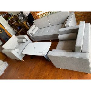 ชุดโซฟาผ้าสีเทาแบบปรับเปลี่ยนได้ รุ่น CBSF68005 พร้อมคุณสมบัติที่ทนทาน - Product Image 5