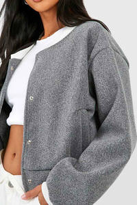 OEM Brand new Design Wholesale Custom latest design Long Sleeve Baseball Varsity <b>Jacket</b> <b>Women</b> Plain Varsity Letterman <b>Jacket</b> - Product Image 2