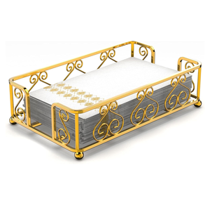 Haute Qualité En Laiton Porte-Serviettes Stand Feuille Titulaire Carré Designer Conception Exclusive Artisanat top Vente - Product Image 5