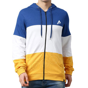 Pull à capuche en coton polyester de haute qualité pour hommes, sweat à capuche avec fermeture éclair personnalisée, doublure en polaire solide, saison d'hiver, taille d'impression - Product Image 1