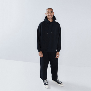 Sweat-shirt imprimé streetwear décontracté surdimensionné en polaire française pour hommes et femmes Sweat à capuche thermique d'hiver avec logo brodé - Product Image 5