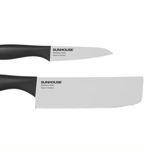 2024 Meilleur prix Ensemble de couteaux 2 pièces en acier inoxydable écologique KS-KN2E1 directement de l'usine Sunhouse au Vietnam pour les familles - Product Image 1