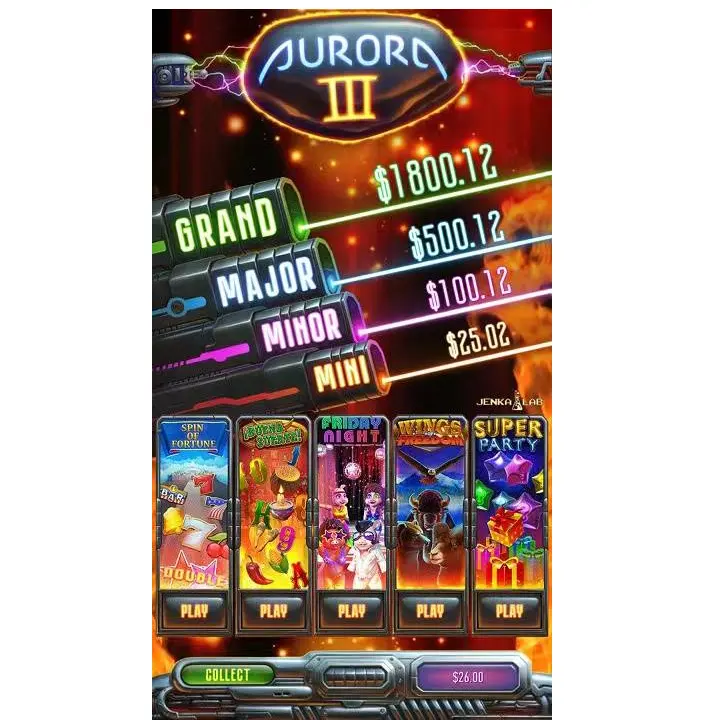 Aurora 3 Vertical 5 in 1 game machine game games arcade