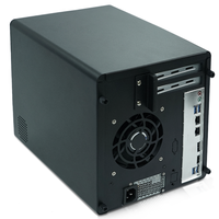 4 Bay Nvme Ssd Nas casing penyimpanan Cloud pribadi Server komputer B250 empat slot Hard Disk penyimpanan Cloud NAS