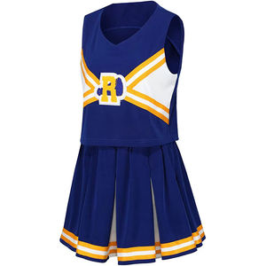 Uniforme de Animadoras Personalizado al por Mayor 2026 para Equipos Femeninos, Vestido de Animadoras Personalizado para Prácticas, Atuendo Juvenil con Falda y Top - Product Image 6