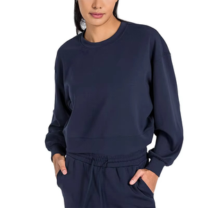 Trending Best Running Working Purpose Use Sweat Shirt Jogging Gym Wear Jogger para mujeres Winter O-Neck Collar - Product Image 5