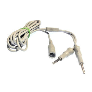 Pince bipolaire réutilisable en caoutchouc de silicone câble de connexion câble bipolaire ophtalmique de style américain/ue pour pince bipolaire - Product Image 1