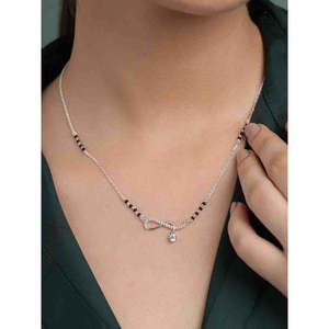 ซื้อสร้อยคองานแต่งงานเงินแท้ ดีไซน์หรูหราประดับลูกปัด สวยงาม เหมาะเป็นของขวัญสำหรับภรรยาของคุณ - Product Image 5