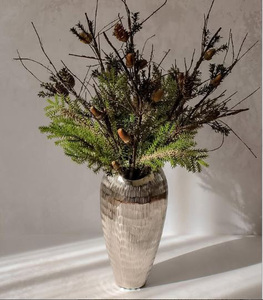 Belle nacre incrustée de coquillages de mer Pot de fleur Vase à fleur avec qualité haut de gamme pour mariage et décoration de la maison - Product Image 6