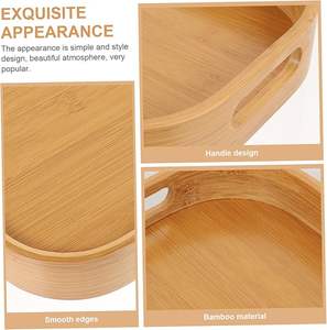 ถาดไม้สไตล์คันทรี่หรูหราขนมบ้านของหวานที่เก็บผลไม้เป็นมิตรต่อสิ่งแวดล้อม - Product Image 1