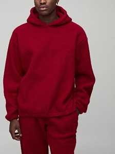 Nouveauté 2025 – Ensemble de survêtement 2 pièces pour homme en coton 100 %, uni, respirant, avec logo personnalisé imprimé DTF, idéal pour l'hiver - Product Image 4