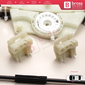 Kit de réparation de lève-vitre électrique BWR534, porte gauche, pour Golf MK4 1J1 1997-2006, 2/3 portes, hayon 1J3837461 - Product Image 6