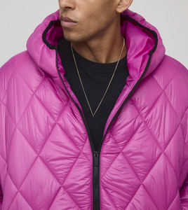 Veste à bulles surdimensionnée de qualité à col montant, veste à bulles sur mesure avec logo pour homme, veste d'hiver grande taille - Product Image 2