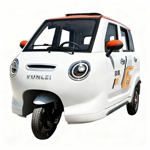 Triciclo Eléctrico Tipo Scooter Cerrado <span class=keywords><strong>para</strong></span> Adultos, Uso Doméstico, Energía Nueva, 30-50 km/h, <span class=keywords><strong>para</strong></span> Recoger y Entregar Niños - Product Image 2
