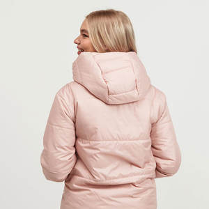 Vestes d'hiver personnalisées pour femmes, parkas respirantes en fourrure de loup, rembourrage en duvet matelassé, parka pour femmes, prix de gros - Product Image 6