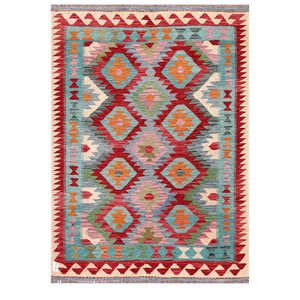 พรมกิลิม ไมมาณา อัฟกานิสถาน ขนาด 182 x 133 ซม. พรมปูพื้นและชุดพรม - Product Image 1