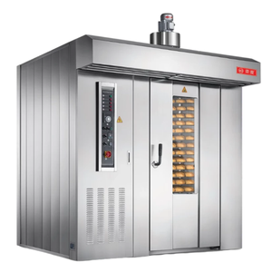 Four Industriel Rotatif Électrique Haute Qualité <span class=keywords><strong>Prix</strong></span> Usine pour Boulangerie, Pâtisserie, Cupcakes, Gâteaux au Fromage, Saucisses, Restaurant - Product Image 6