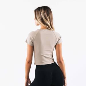 Offre Spéciale respirant et léger recadrée femmes T-Shirts vente chaude manches courtes femmes portent des T-Shirts - Product Image 4