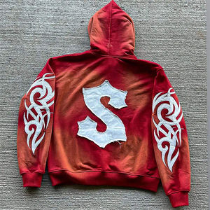 Streetwear d'hiver en polaire imprimé par transfert de chaleur avec logo personnalisé Ensemble de sweat à capuche et pantalon de survêtement 100% coton pour femmes - Product Image 3