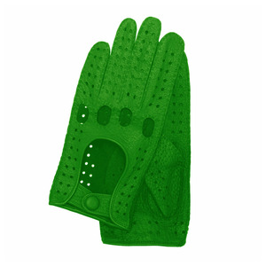 Gants de conduite classiques en cuir véritable: de haute qualité. Perforé, respirant et élégant. Personnalisation complète OEM/ODM. - Product Image 3