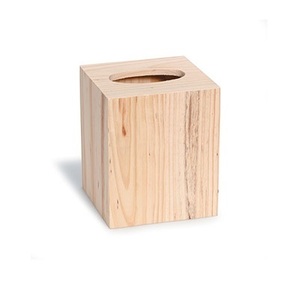 Caja de pañuelos de madera de acacia, caja de pañuelos de madera de tamaño personalizado más vendida al precio más bajo - Product Image 1