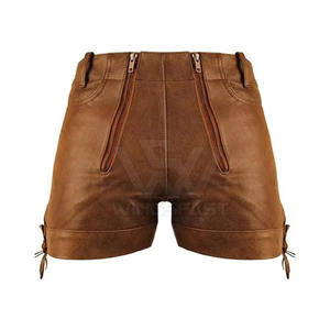 Premium Quality Lightweight Wholesale Price <b>Men</b> <b>Leather</b> <b>Shorts</b> Custom Logo Durable <b>Men</b> <b>Leather</b> <b>Shorts</b> - Product Image 1