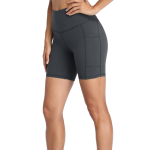 Shorts de sport pour femmes, taille haute, effet push-up, compression, séchage rapide, respirant, écologique, grandes tailles XXL, XXXL, 4XL - Product Image 4