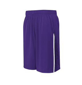 Wholesale Reversible <b>Basketball</b> Shorts Sportswear Summer Moisture-Wicking Fabric Solid High Street Style Polyester Casual Wear - Product Image 4