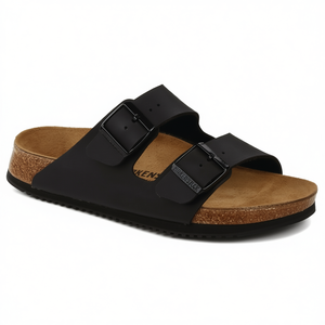 Sandalias Birkenstock Arizona PROF con protección para el suelo, talla 46, color negro, con certificación BIRKO FLOR DIN EN ISO 20347 - Product Image 2