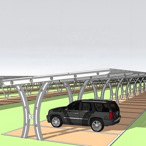 Sistema di Installazione per Strutture di Garage Fotovoltaiche in Acciaio Personalizzate Certificato CE Jchx Tettoia per Auto Pensilina - Product Image 5