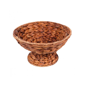 Cuenco y bandeja de pedestal de jacinto de agua ecológicos al por mayor, frutero decorativo, accesorios de cocina de Vietnam - Product Image 2