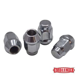 Emblemax K2111 Kit de tuercas cromadas de acero de alta calidad Juego de 4 piezas para reemplazo de cubo de rueda de coche Nuevo - Product Image 4