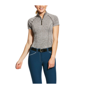 Top ajustado con capa base para mujer, camisetas de calidad prémium para montar a caballo ecuestre - Product Image 4