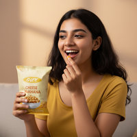 Glee Cheese Makhana, Nueces de Lechuga Asadas, Saladas, Envasadas en Nitrógeno, Bajas en Grasa, 50g, Listas para Comer