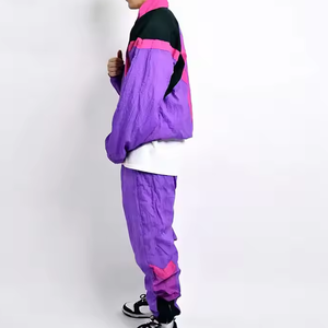 ชุดวอร์มเสื้อกันลมขนาดพลัสไซส์แฟชั่นสำหรับฤดูหนาวลายพื้นชุดสไตล์ระบายอากาศได้ทุกสี - Product Image 3