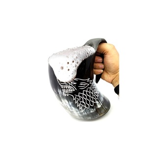Hot Viking Drinking Buffalo Horn Mug Tasses en céramique Vaisselle Article Artisanat pour l'Inde avec emballage gratuit - Product Image 6
