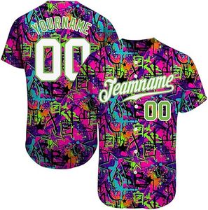 Camiseta de béisbol de sublimación personalizada 2025 para hombres, camisa de poliéster transpirable de secado rápido, uniforme de equipo deportivo OEM, diseño de conjunto impreso - Product Image 4