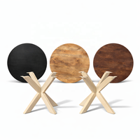 Table à manger en bois de manguier massif |   Design industriel moderne |   Table à 6 places écologique, durable, imperméable, fabriquée à la main, avec pieds en métal en forme de X