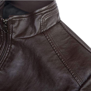 OEM Wholesale Premium <b>Men</b> <b>Leather</b> <b>Jackets</b> New Arrival <b>Men</b> <b>Leather</b> <b>Jackets</b> Customized top quality fashion Color <b>Leather</b> <b>Jacket</b> - Product Image 4