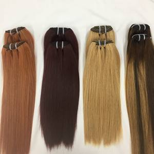 Extension de cheveux Remy multicolores de haute qualité, cheveux humains à trame unique - Product Image 3